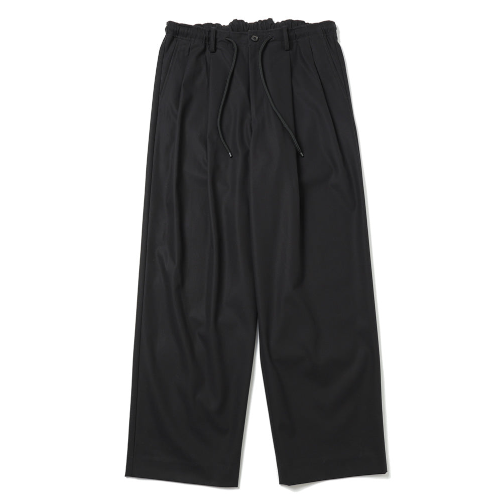 DOUBLE PLEATED EASY TROUSERS ORGANIC COTTON GABARDINE