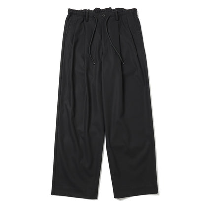 DOUBLE PLEATED EASY TROUSERS ORGANIC COTTON GABARDINE