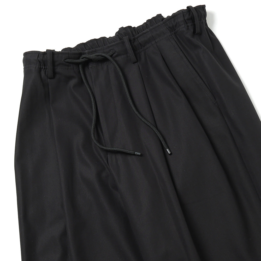 DOUBLE PLEATED EASY TROUSERS ORGANIC COTTON GABARDINE