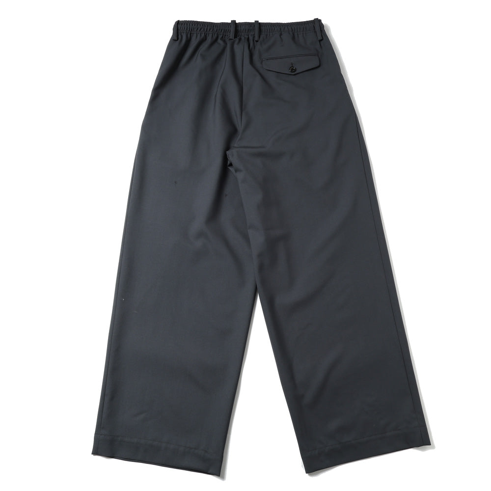 TRIPLE PLEATED EASY TROUSERS ORGANIC WOOL 2/80 TROPICAL
