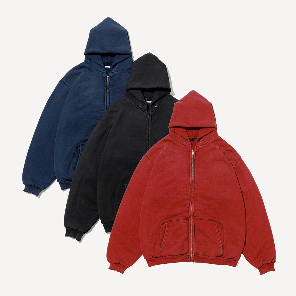 Vintage Zip Sweat Hoodie
