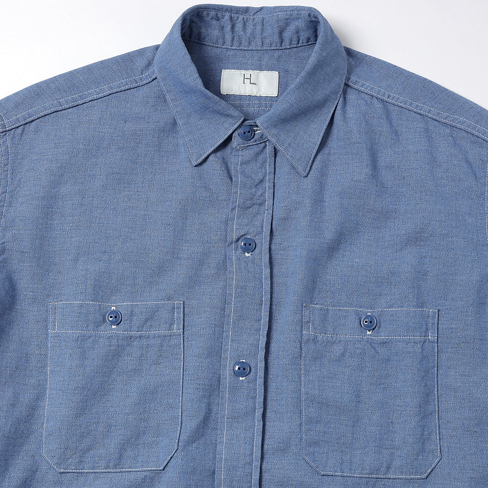HERILL Chambray Work Shirt 26-050-HL-8010-10 (26-050-HL-8010-10