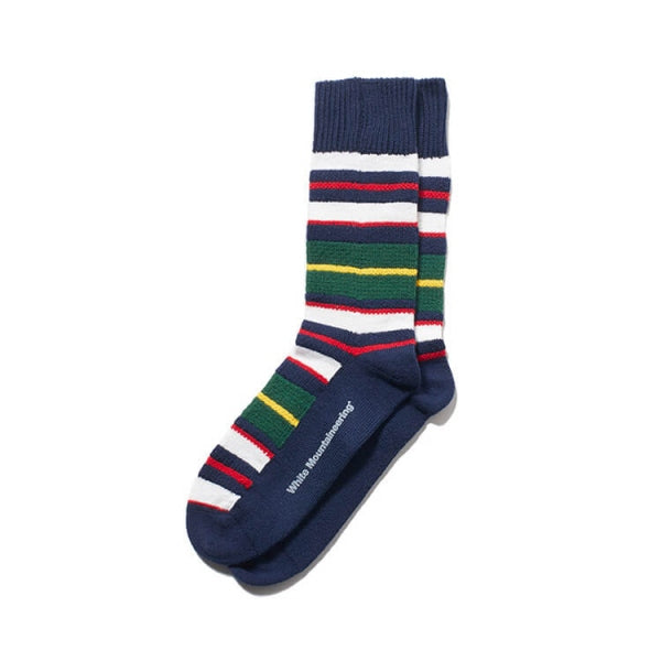 RANDAM STRIPE MIDDLE SOCKS