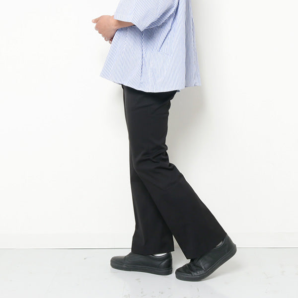 SLIM FLARE SLACKS