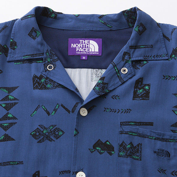 Geometric Print H/S Shirt