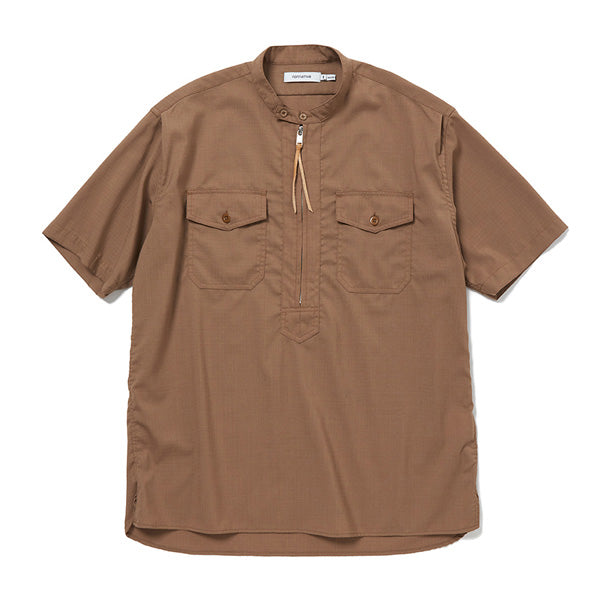 WORKER PULLOVER SHIRT R/F S/S W/P RIPSTOP STRETCH