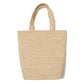 raffia knitting name tote