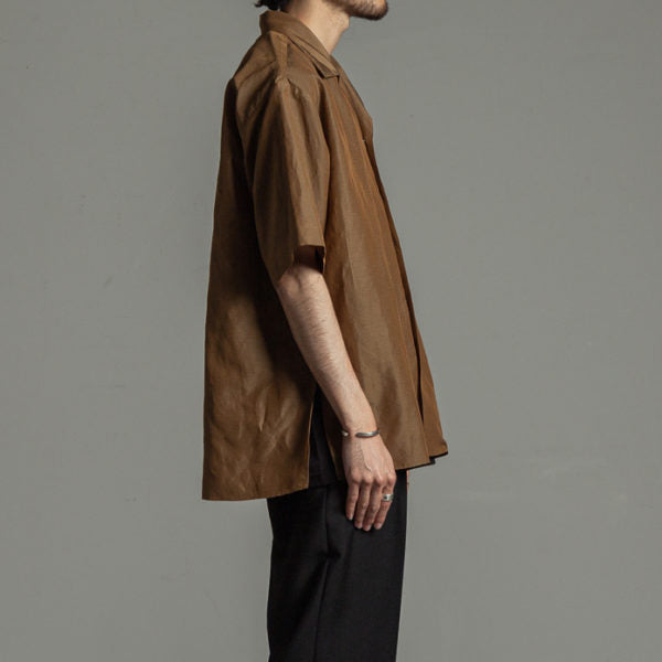 BIG POCKET SHIRT CUPRO LINEN COTTON