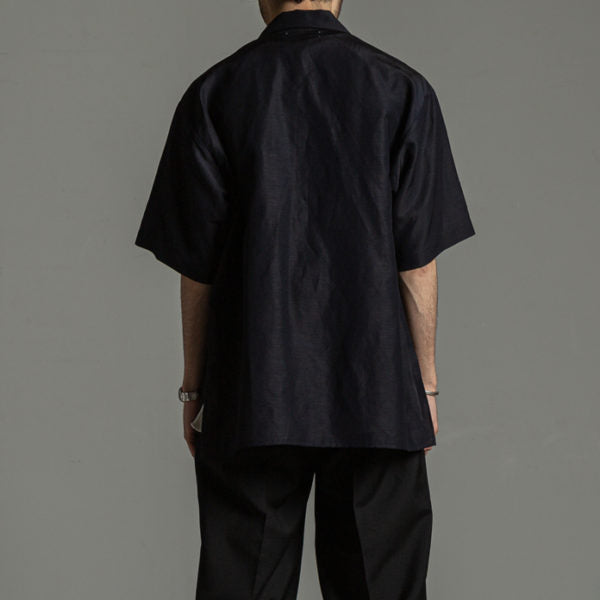 BIG POCKET SHIRT CUPRO LINEN COTTON