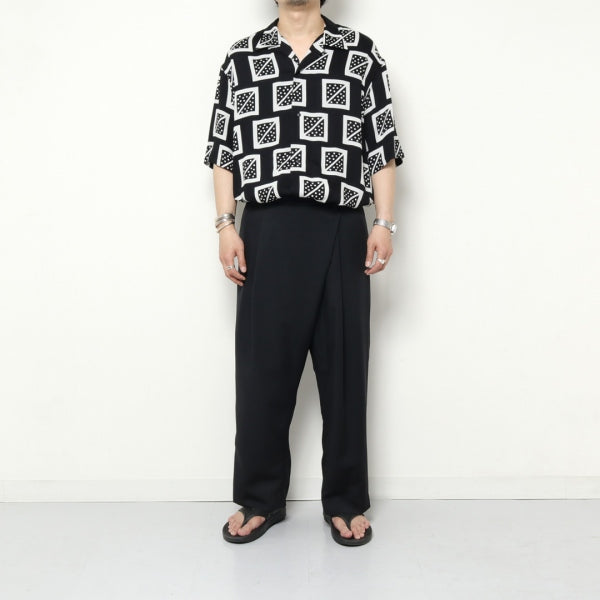 MASU MASU OPEN COLLAR H/S SHIRT