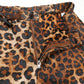 LEOPARD PRINTED EASY SHORT PANTS