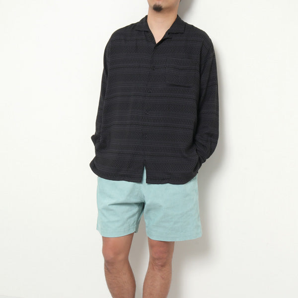 Open Collar L/S Shirt