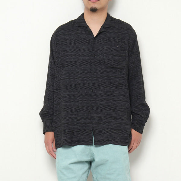 Open Collar L/S Shirt