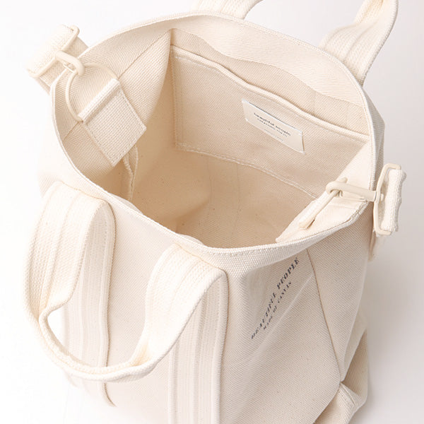 thick canvas 3 lane tape shoulder bag