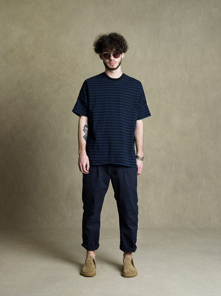 CLERK S/S TEE COTTON JERSEY HEAVY WEIGHT BORDER