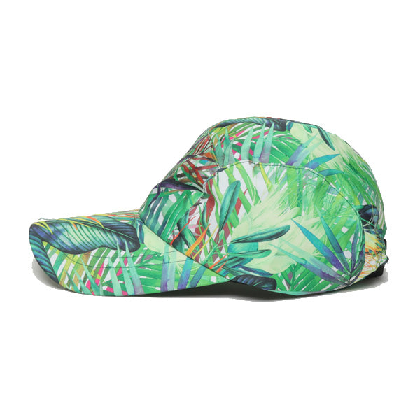 BOTANICAL PRINTED LONG VISOR CAP