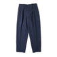 1TUCK PEGTOP TROUSERS ORGANIC GABARDINE