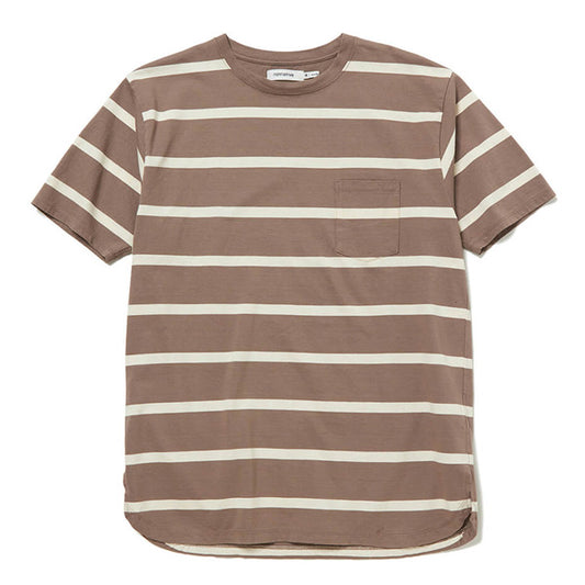 DWELLER S/S TEE COTTON JERSEY BORDER