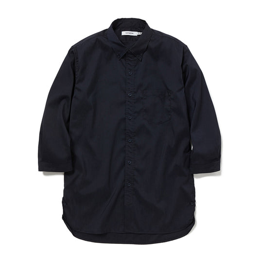 DWELLER B.D. SHIRT Q/S P/L/P POPLIN STRETCH