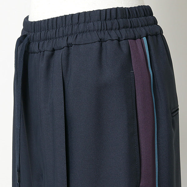 viscose gabardine line wide pants