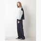 viscose gabardine line wide pants