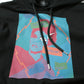 BURNNING GRAPHIC PRINT HOODIE