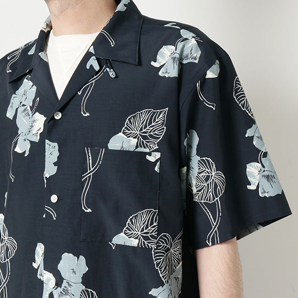 ORIGINAL PRINTED O/C SHIRTS (FLOWER- short sleeve)