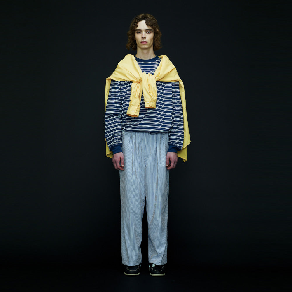 DAIWA PIER39 (ダイワピア39) TECH DRAWSTRING MULTI BORDER L/S TEE 