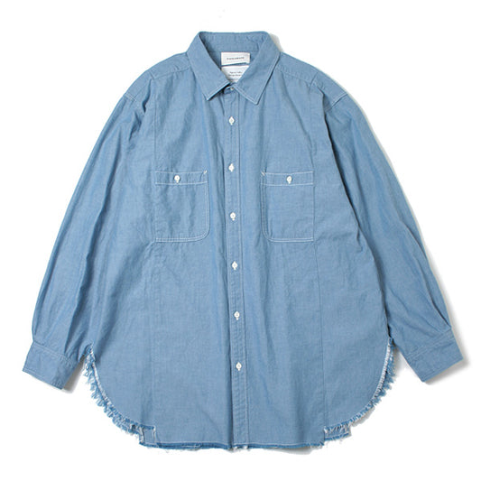 RESIZED UTILITY SHIRTS ORGANIC COTTON CHAMBRAY