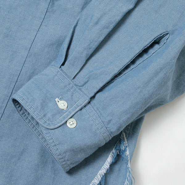 RESIZED UTILITY SHIRTS ORGANIC COTTON CHAMBRAY