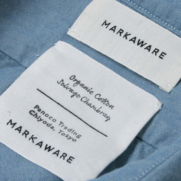 RESIZED UTILITY SHIRTS ORGANIC COTTON CHAMBRAY