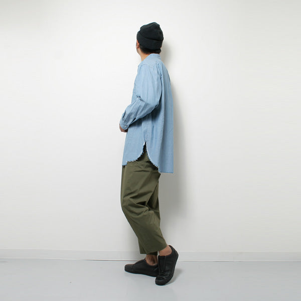 RESIZED UTILITY SHIRTS ORGANIC COTTON CHAMBRAY