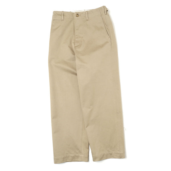 WASHED FINX CHINO WIDE PANTS (A20AP01CN) | AURALEE / パンツ