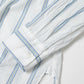 PULLOVER SHIRTS ORGANIC SUPIMA/BROWN COTTON STRIPE