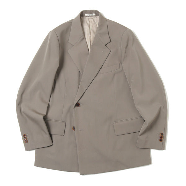 WOOL MAX GABARDINE DOUBLE-BREASTED JACKET