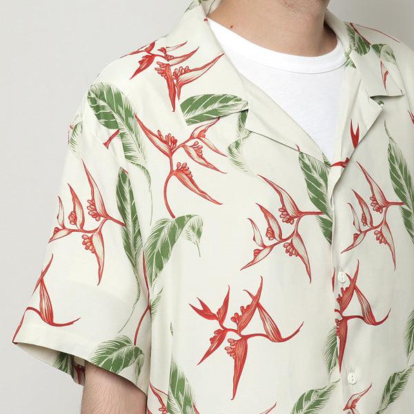 Rayon Open Collar Aloha S/S Shirt