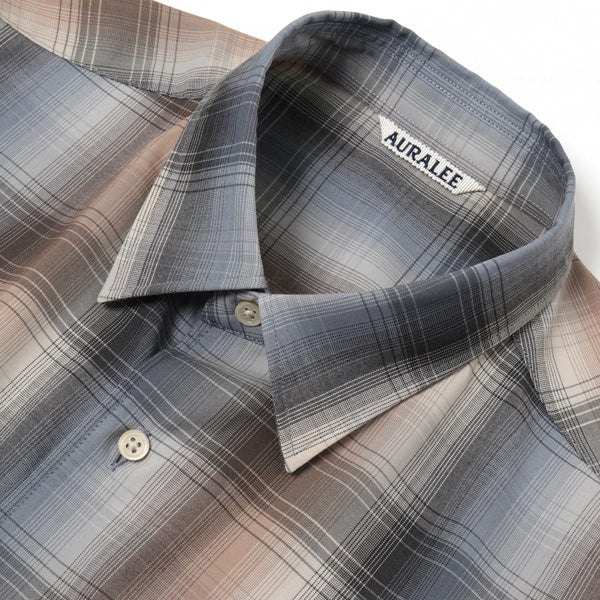 SUPER LIGHT WOOL CHECK SHIRTS