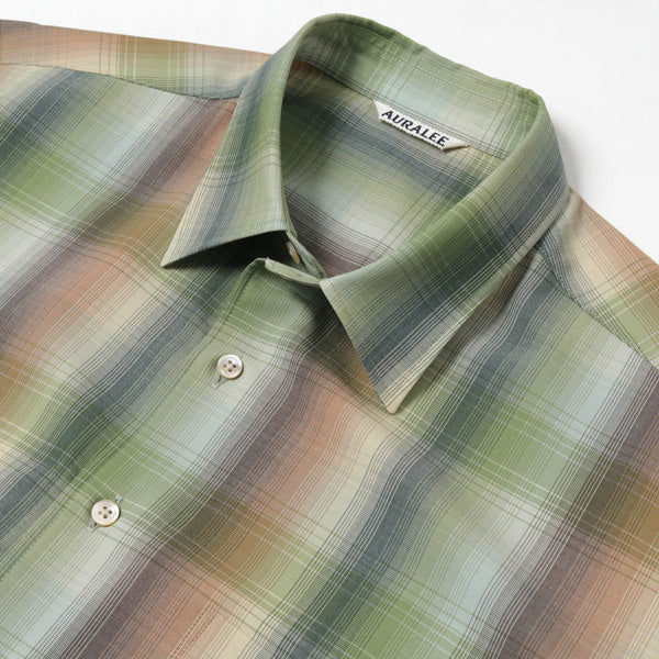 SUPER LIGHT WOOL CHECK SHIRTS