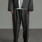 2TUCK COCOON FIT MELANGE WOOL