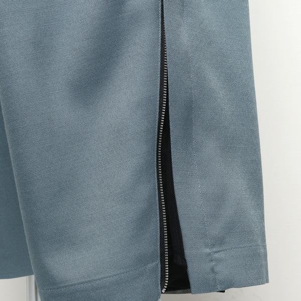 viscosewool gabardin Wfaced track pants