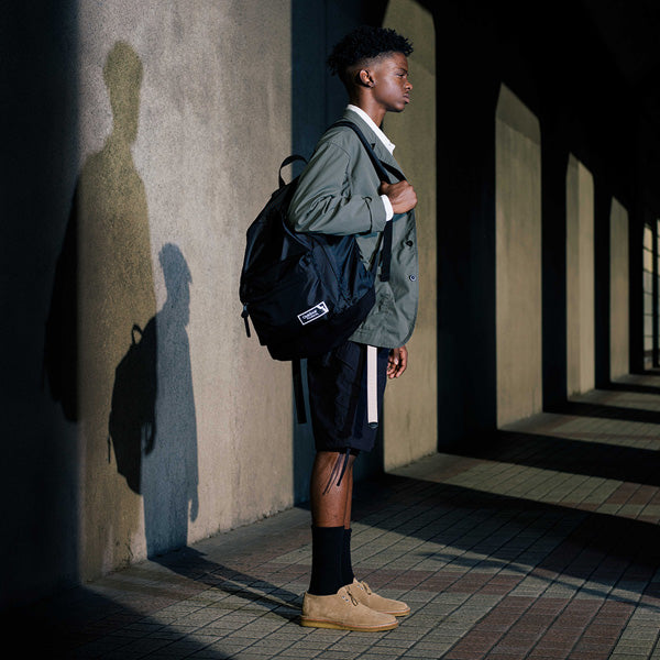 DWELLER BACKPACK NYLON OXFORD with ULTRASUEDE