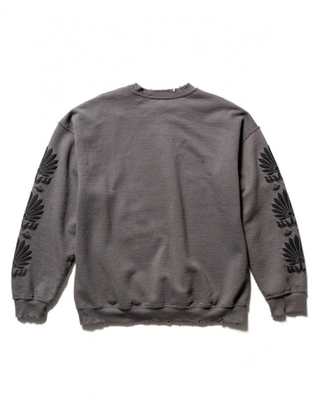 ORIENTAL "FAN" PRINT SWEATSHIRT