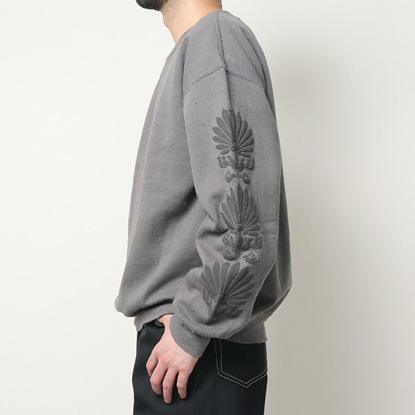 ORIENTAL "FAN" PRINT SWEATSHIRT