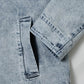 FLY FRONT DENIM COAT