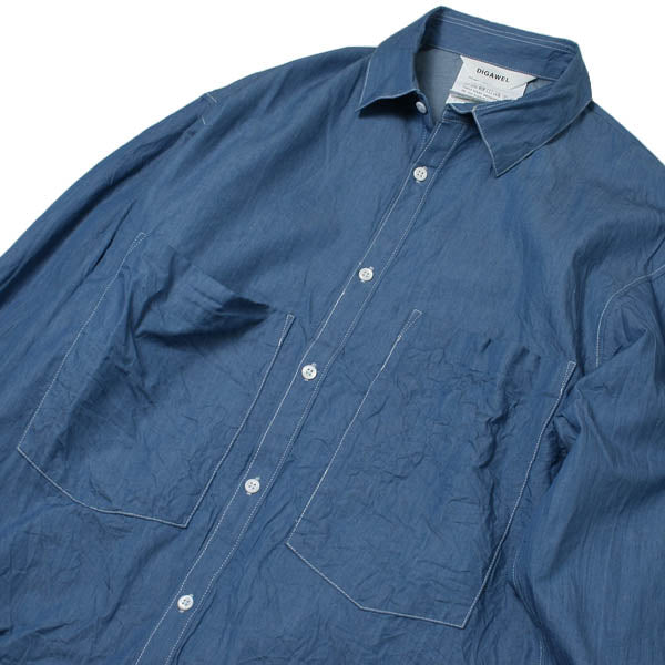 DUNGAREE BIG POCKET SHIRT