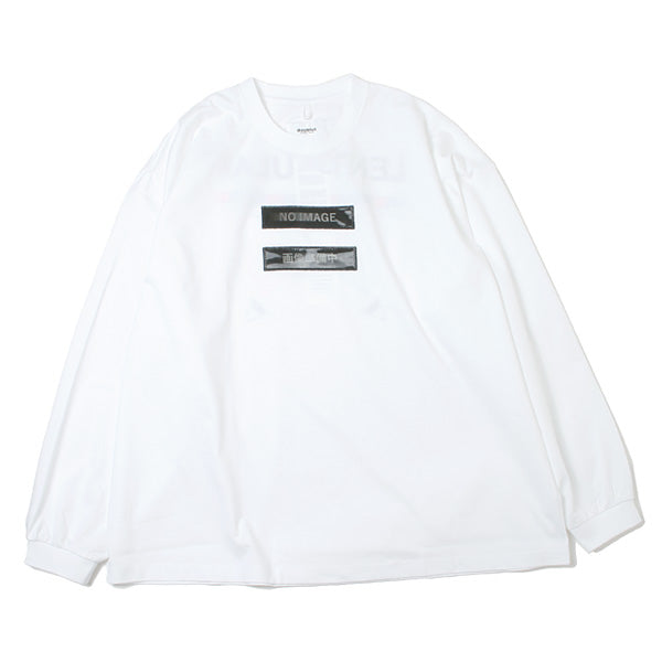 NO IMAGE LENTICULAR LONG SLEEVE T-SHIRT