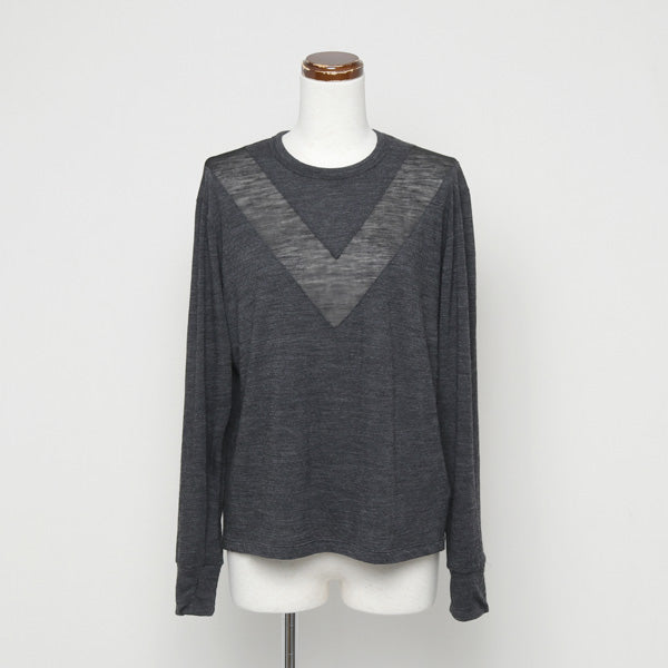 wool soft jersey tilden long T-shirt