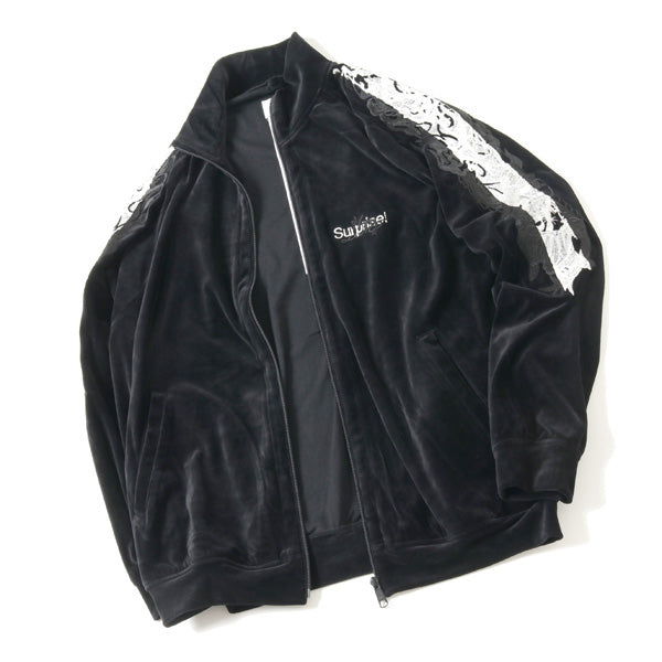 LINED CHAOS EMBROIDERY TRACK JACKET