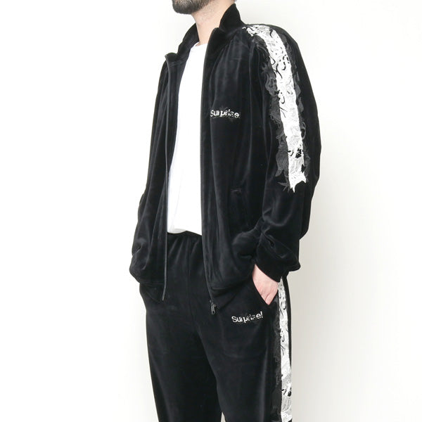 LINED CHAOS EMBROIDERY TRACK JACKET