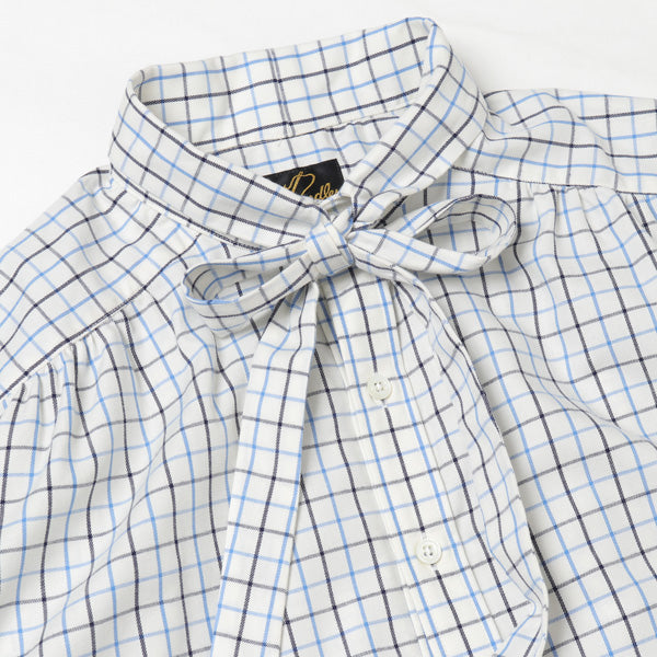 Ascot Collar EDW Shirt - Tattersall Plaid